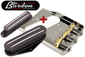 Joe Barden Combo: Gatton, Modern T or Nashville Set Plus Tele Bridge