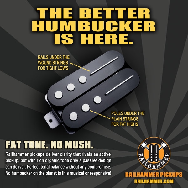 Railhammer Guitar Humbuckers from SplitRock Guitars